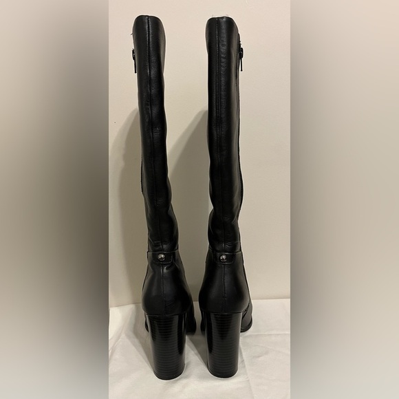 EUC LIZ & CO Women’s Black Leather Boots; Size 8.5
Approx 17” Tall, 3” Heels - Picture 3 of 14
